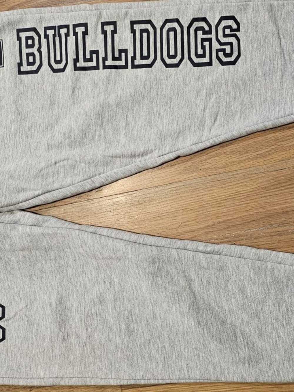 Y Bulldogs Gray Fleece Jogger Sweatpants M